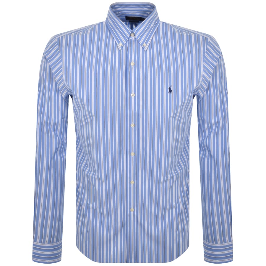Polo Ralph Lauren Cotton Striped Oxford Shirt Blue M